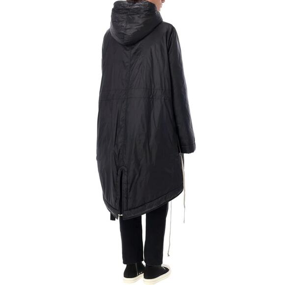 DRKSHDW by Rick Owens Fishtail Parka in Black - Women's - Picture 2 of 16